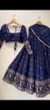 Japan satin  Sequence Work Lehenga thumb 2