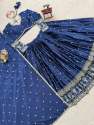 Japan satin  Sequence Work Lehenga thumb 6