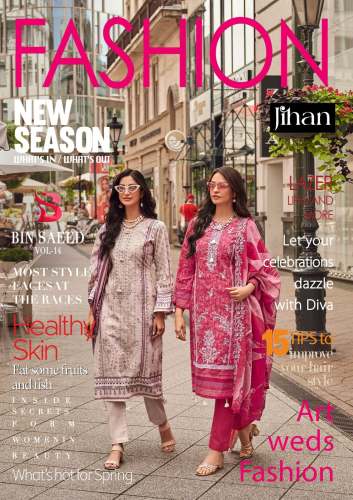 JIHAN PRESET BIN SAEED LAWN COLLECTION VOL - 14    by Fab Funda