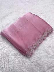 Jimmy choo designer fancy saree with hand work lace 