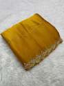 Jimmy choo designer fancy saree with hand work lace  thumb 9