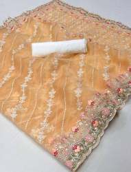JINIVIA launch  organza Embroidery Work saree