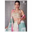 KASHVI launch viscos jacquard silk lehenga with shrug thumb 6