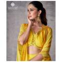 KASHVI launch viscos jacquard silk lehenga with shrug thumb 8