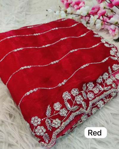 Khatli Cut Dana Handwork Jimmy Choo saree