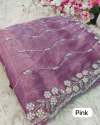 Khatli Cut Dana Handwork Jimmy Choo saree thumb 1