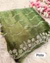 Khatli Cut Dana Handwork Jimmy Choo saree thumb 4