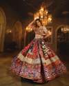 Kinjal Dave Navratri Style Printed Heavy lehenga choli