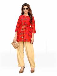 Kurti With Fancy Dhoti