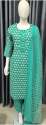 latest cotton fabric printed kurti pant and dupatta set  thumb 10