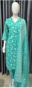 latest cotton fabric printed kurti pant and dupatta set  thumb 8