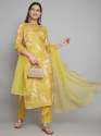 latest Organza  Zari pattern readymade suit thumb 1