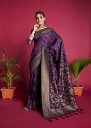  Latest zari weaving pattern Banarasi  saree