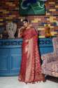  Latest zari weaving pattern Banarasi  saree thumb 6