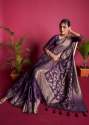  Latest zari weaving pattern Banarasi  saree thumb 9