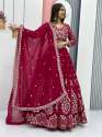Launching New Heavy Fox Georgette Embroidered Lehenga Choli