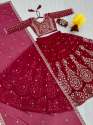 Launching New Heavy Fox Georgette Embroidered Lehenga Choli thumb 4