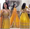 Launching New Style Flared Fox Georgette Sequins Embroidered Work Lehenga thumb 1