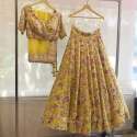 Launching Trending And Royal Look Semi stitched Lehenga 