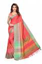 Linnen Cotton silk saree thumb 1