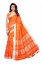 Linnen Cotton silk saree thumb 6