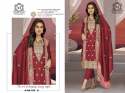 MARYAMâ€™S Launching Chinon Silk Embroidery Work pakistani suit thumb 3