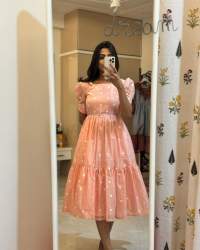 Maska Cotton White hart One Piece Dress