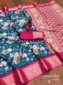 Mukunda-Vol-3 Kalamkari Printed Dola Silk saree thumb 6