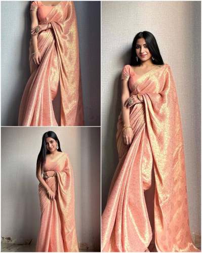 new ALMAARI lunch traditional  Banarasi Soft Silk Saree