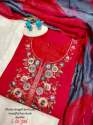 NEW ARRIVALS  muslin fabric kurti pant dupatta set thumb 10