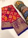 New Collection Banarasi Handloom Ikkat Saree thumb 3