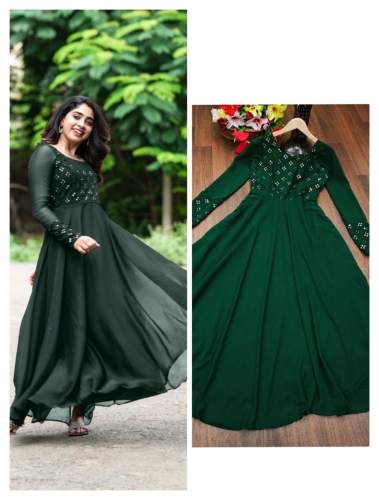 NEW HEAVY FOX GEORGETTE GOWNS