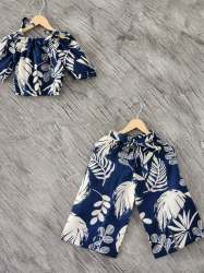  new kids Sleeveless Belt & Floral Print Co-Ord set