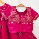 new launching banarasi silk kids lehenga thumb 10