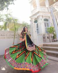 New Launching Digital Print Muslin Cotton Lehenga Choli