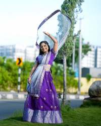 New Launching Exclusive Lehenga With Soft Organza Zari Embroidery Work