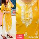 New Launching Rayon Embroidery work  Kurti Pent with Dupatta Set thumb 2