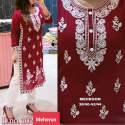 New Launching Rayon Embroidery work  Kurti Pent with Dupatta Set thumb 4