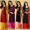 New Launching  Rayon kurti sharara with dupatta set thumb 9