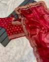 New Lunchinf sequins embroidered Jimmy choo Saree thumb 6