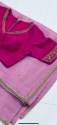 New Trending Designer Soft organza saree thumb 1