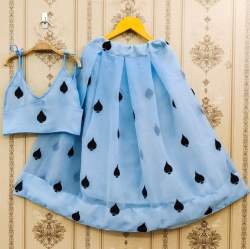 New Trending heart printed Lahenga Choli