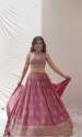New Wedding Collection With Full  Chinon Silk Heavy Lehenga Choli  thumb 3