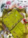 Newly Launched Wedding Style Hand Work Kurti With Dupatta Pents Set  thumb 4