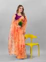 Organza saree with Digital Print thumb 1