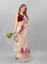 Organza saree with Digital Print thumb 10