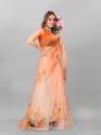Organza saree with Digital Print thumb 11