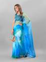 Organza saree with Digital Print thumb 5