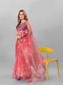 Organza saree with Digital Print thumb 6