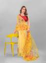 Organza saree with Digital Print thumb 8